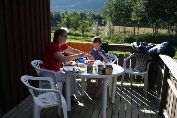 Breakfast table