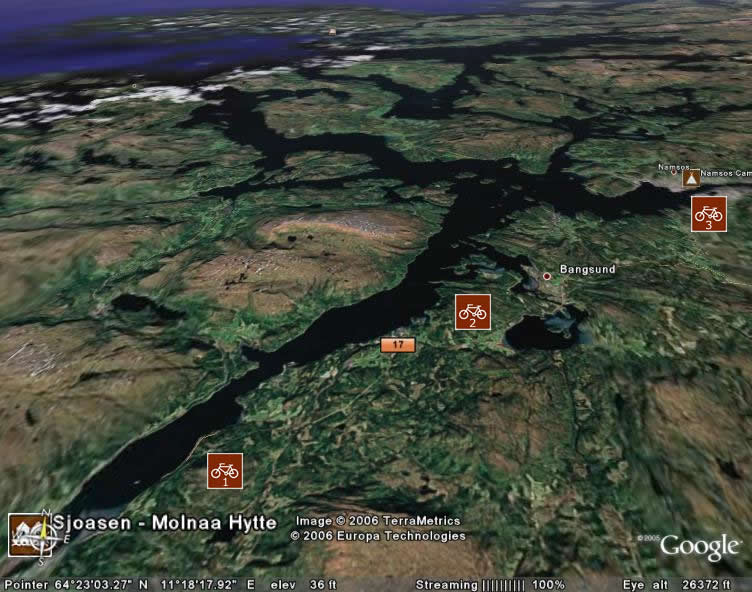 Ride from Sjoasen to Namsos