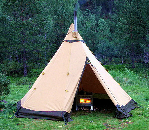 Tentipi 7 with fibistyle stove